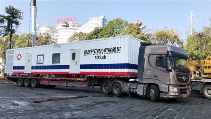 40HC 20ft Mobile Container PCR Biosafety Clean Room